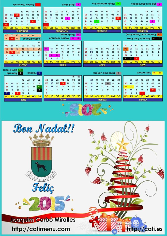 Calendaris Catí 2015