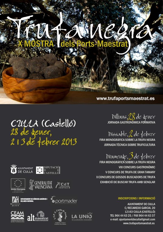 X Mostra de la trufa negra- Culla, febrer 2013